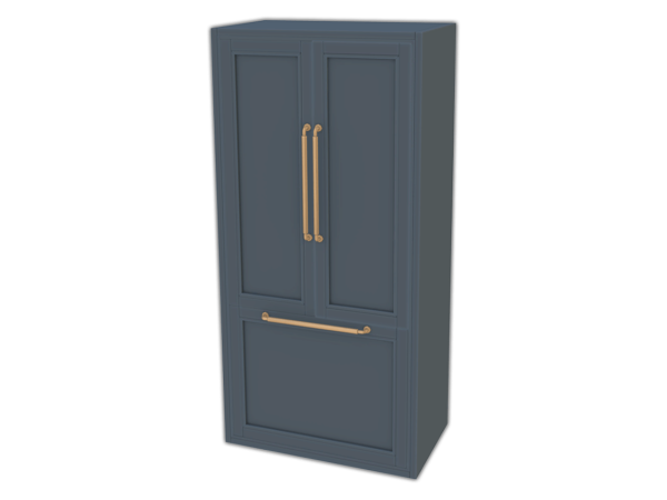 Maxis Match Comiko Modern Farm Kitchen Fridge - The Sims 4 Custom Content