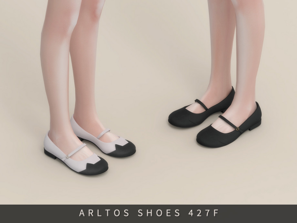 Maxis Match Cute Kitty Flats Female by Arltos - The Sims 4 Custom Content