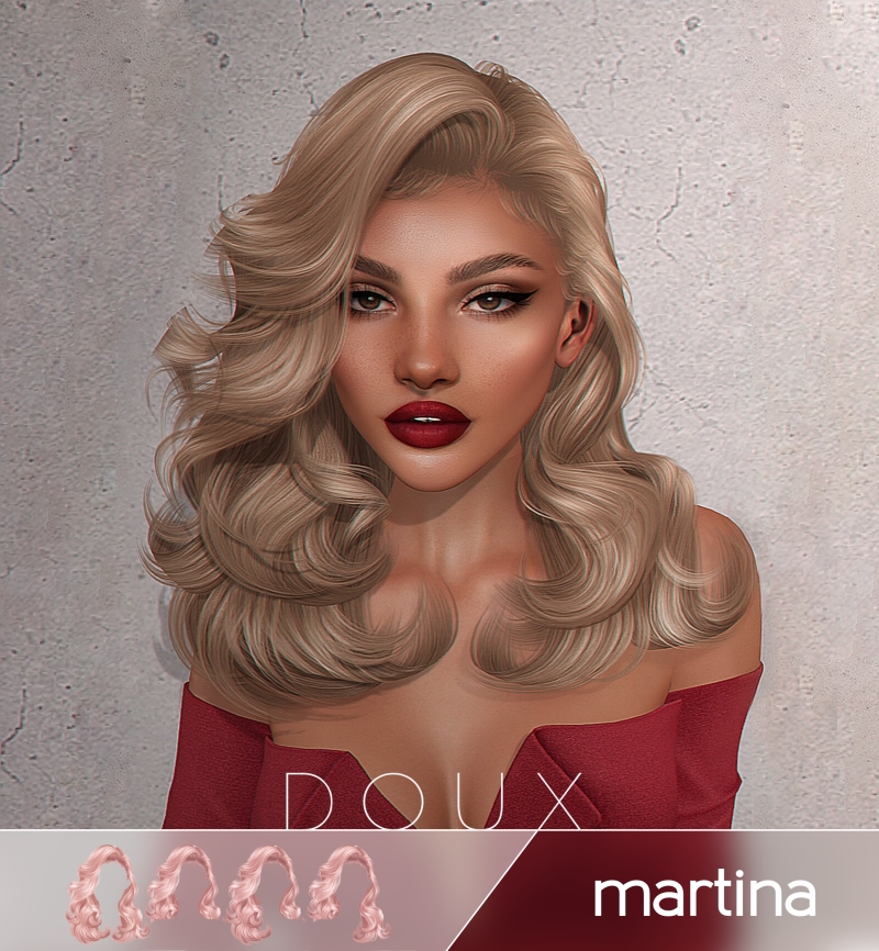 Alpha Doux Martina Hairstyle by douxhair - The Sims 4 Custom Content