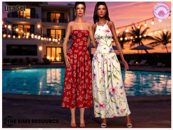 Alpha Set Lisa Collection by Harmonia - The Sims 4 Custom Content