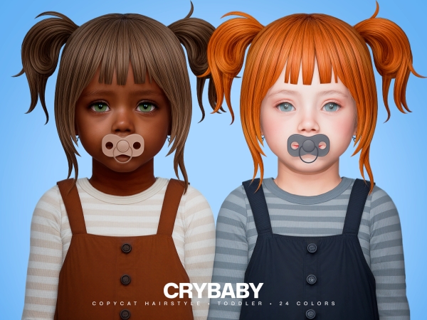 Maxis Match CRYBABY Copycat Hairstyle I Toddler - The Sims 4 Custom Content