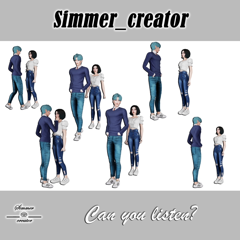 Mix can you listen by simmer_creator - The Sims 4 Custom Content