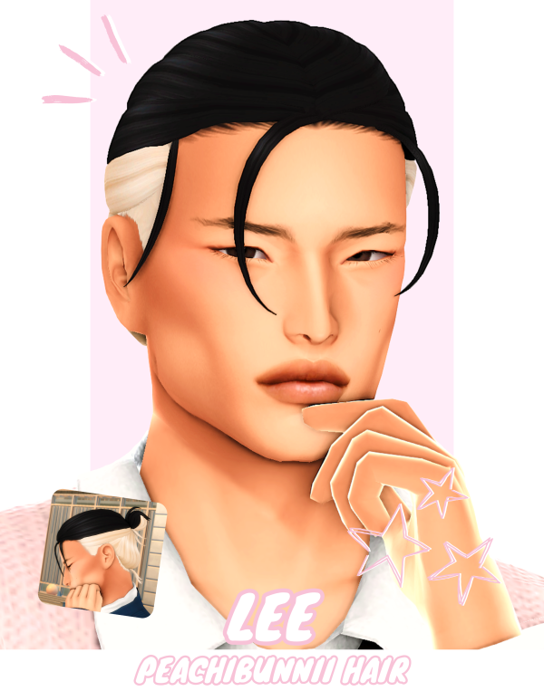 Maxis Match Lee Hair by simsfinds - The Sims 4 Custom Content
