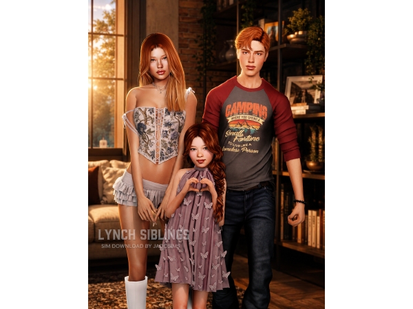 Alpha Lynch Siblings (Sim Download - The Sims 4 Custom Content
