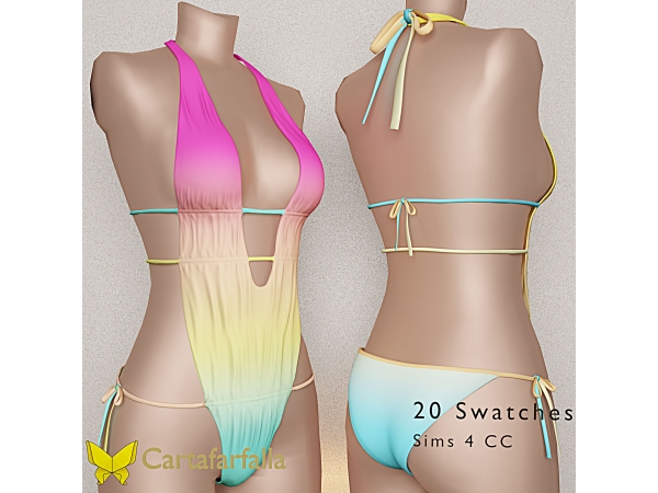 Alpha Cartafarfalla Candivé - The Sims 4 Custom Content