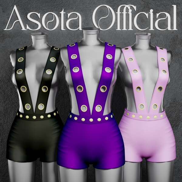 Alpha [ASOTA OFFICIAL] Gia Outfit by asotaofficial - The Sims 4 Custom Content