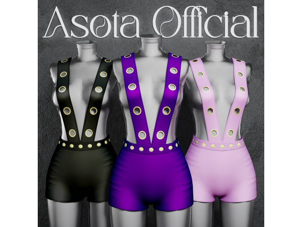 Alpha [ASOTA OFFICIAL] Gia Outfit - The Sims 4 Custom Content