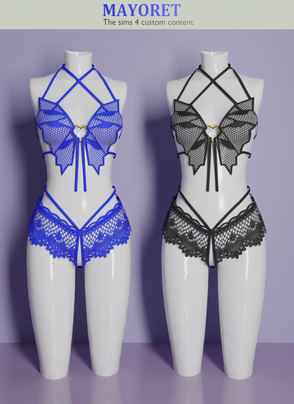 Alpha Mayoret Daniella Set by mayoret - The Sims 4 Custom Content