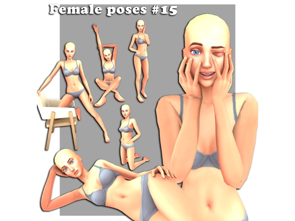 Mix Female poses 15 - The Sims 4 Custom Content