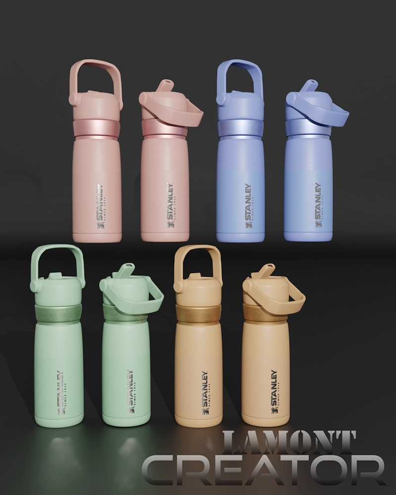 Mix Stanley Water Bottle by lamontcreatorr - The Sims 4 Custom Content