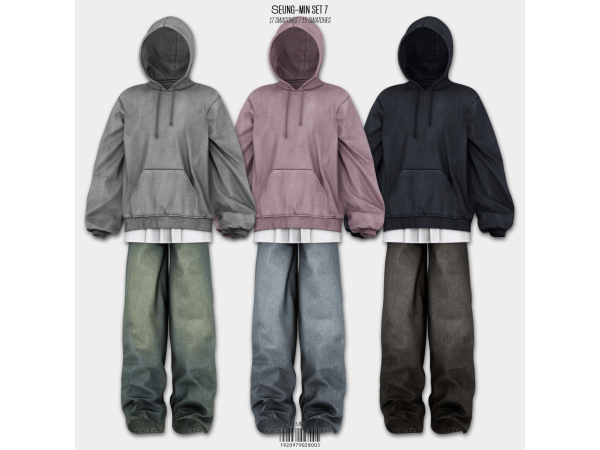 Alpha Seung Min Set 7 by mirosims2020 - The Sims 4 Custom Content