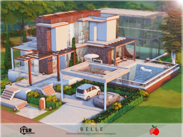 Maxis Match Belle no - The Sims 4 Custom Content