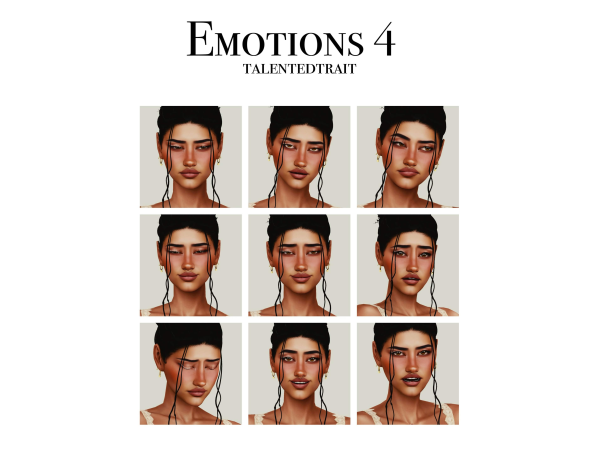 Mix [talentedtrait] Emotions 4 - The Sims 4 Custom Content