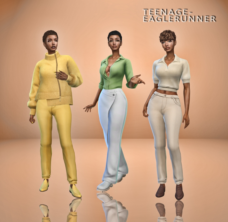Maxis Match Businesses Hobbies EP Pack Clothing by teenageeaglerunner - The Sims 4 Custom Content