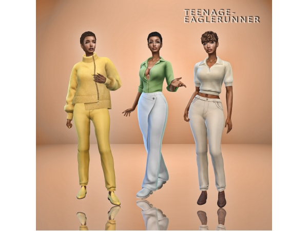 Maxis Match Businesses Hobbies EP Pack Clothing - The Sims 4 Custom Content