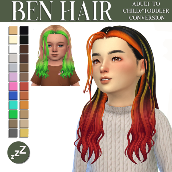 Maxis Match DAYLIFESIMS HAIR CONVERSIONS by simsfinds - The Sims 4 Custom Content
