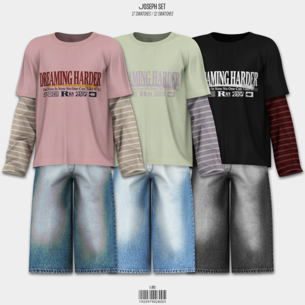Alpha Joseph Set by simsfinds - The Sims 4 Custom Content