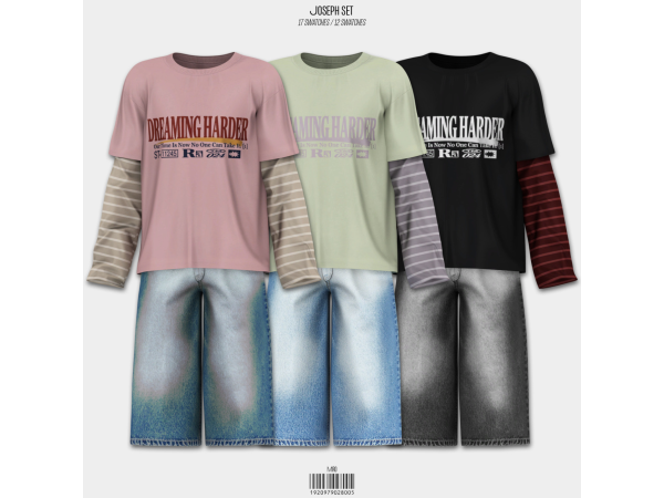 Alpha Joseph Set by mirosims2020 - The Sims 4 Custom Content
