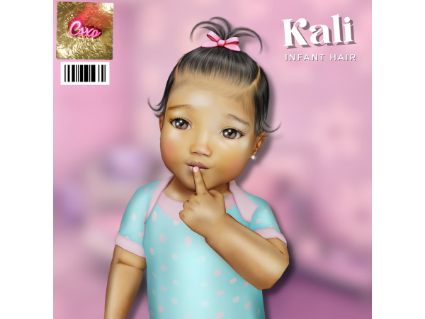 Alpha Kali Infant Hair by cecesimsxo - The Sims 4 Custom Content