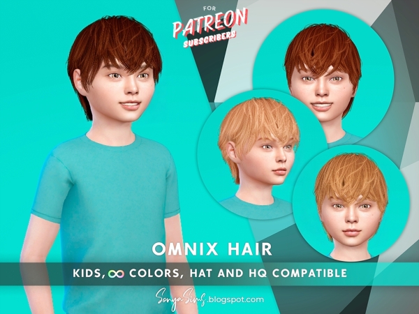 Alpha Omnix for Males Kids - The Sims 4 Custom Content