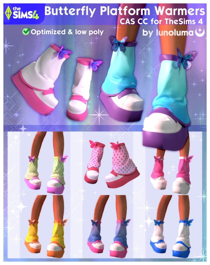 Maxis Match Butterfly Platform Warmers CAS for - The Sims 4 Custom Content