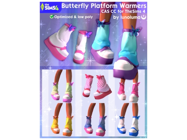 Maxis Match Butterfly Platform Warmers CAS for - The Sims 4 Custom Content