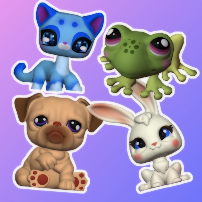 Maxis Match LPS Collectibles Override Mod for (20 unique collectible figurines) - The Sims 4 Custom Content