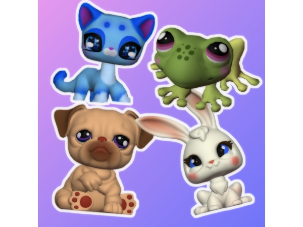 Maxis Match LPS Collectibles Override Mod for (20 unique collectible figurines) - The Sims 4 Custom Content