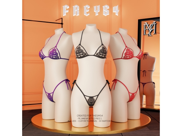 Alpha FR_Maeva Sets [Piece] - The Sims 4 Custom Content