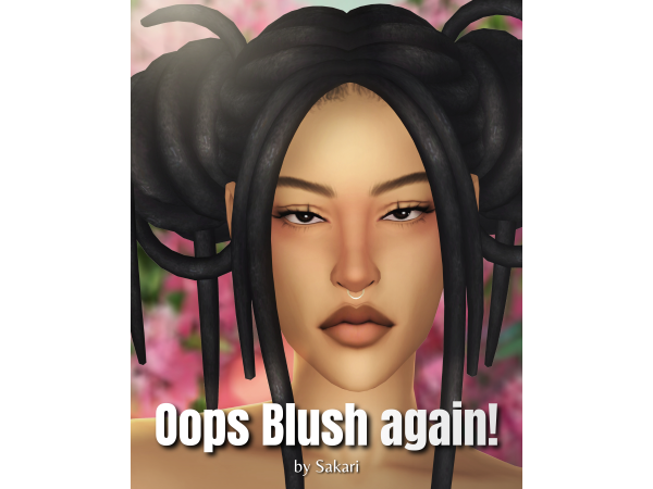 Maxis Match Oops Blush again by sakariscc - The Sims 4 Custom Content