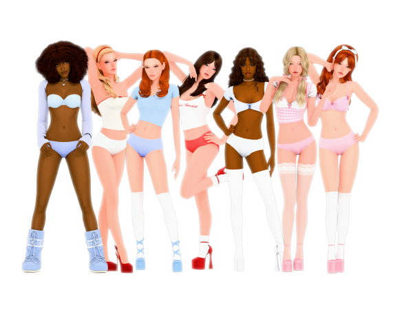 Mix [B0T0XBRAT] Lullaby Dreams - The Sims 4 Custom Content