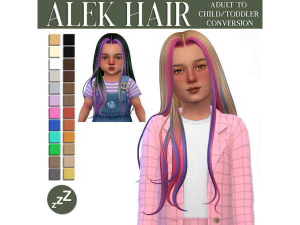 Maxis Match daylifesims hair conversions by sleepyz sims - The Sims 4 Custom Content