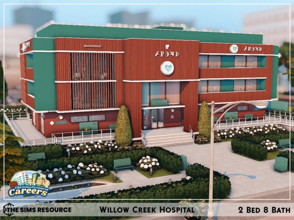 Mix Willow Creek Hospital - The Sims 4 Custom Content