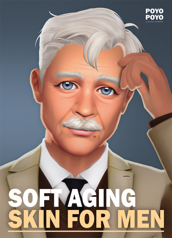 Maxis Match SOFT SKINBLEND FOR ELDERLY MALE SIMS by simsfinds - The Sims 4 Custom Content