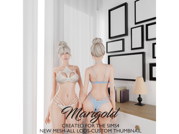 Alpha MARIGOLD TS4_MEIRA SET - The Sims 4 Custom Content