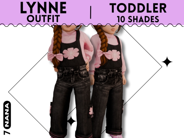 Maxis Match 7NANA (Lynne) Outfit for Toddlers - The Sims 4 Custom Content