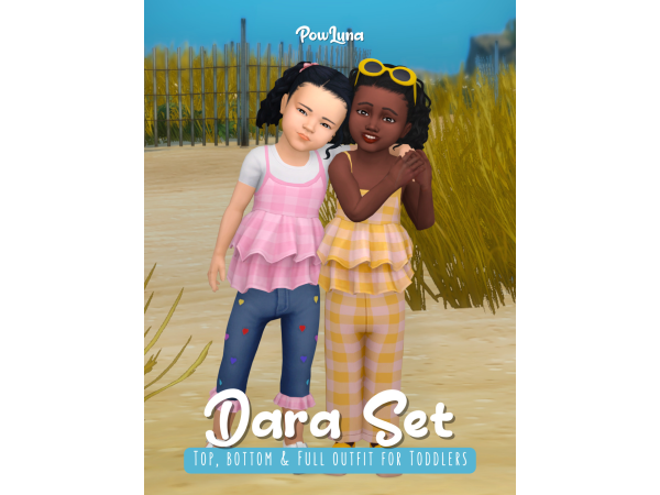 Maxis Match DARA set by powluna - The Sims 4 Custom Content