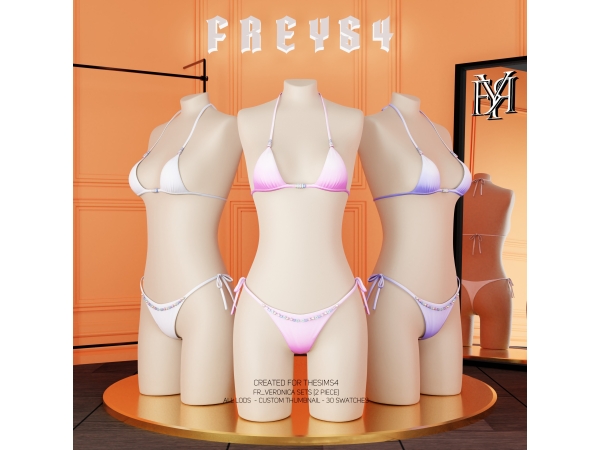 Alpha FR_Veronica Sets [2 Piece] - The Sims 4 Custom Content