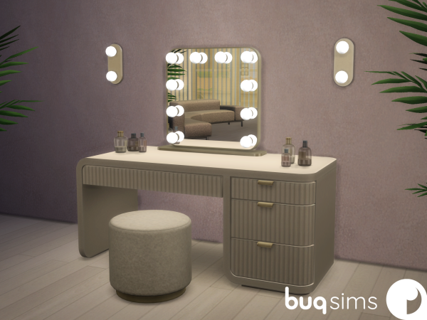 Mix MOOZEL Vanity Set - The Sims 4 Custom Content