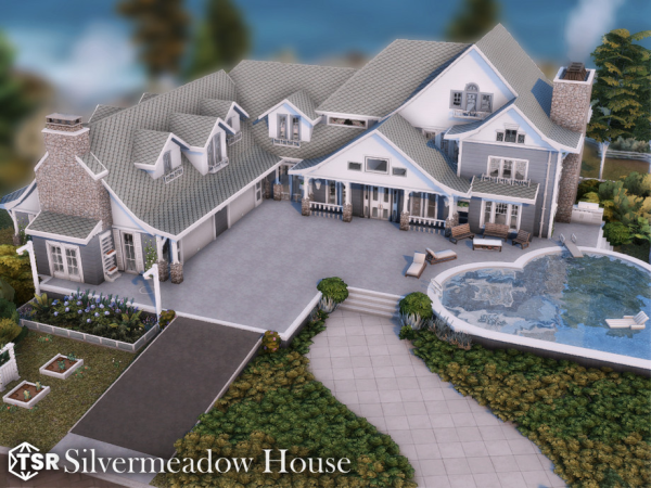 Maxis Match Silvermeadow House l noCC - The Sims 4 Custom Content
