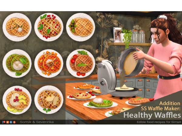 Healthy Waffles for a Functional Waffle Maker by Somik_Severinka