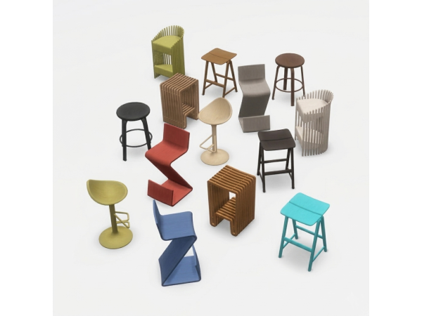 Mix DODO Bar Stool Series - The Sims 4 Custom Content