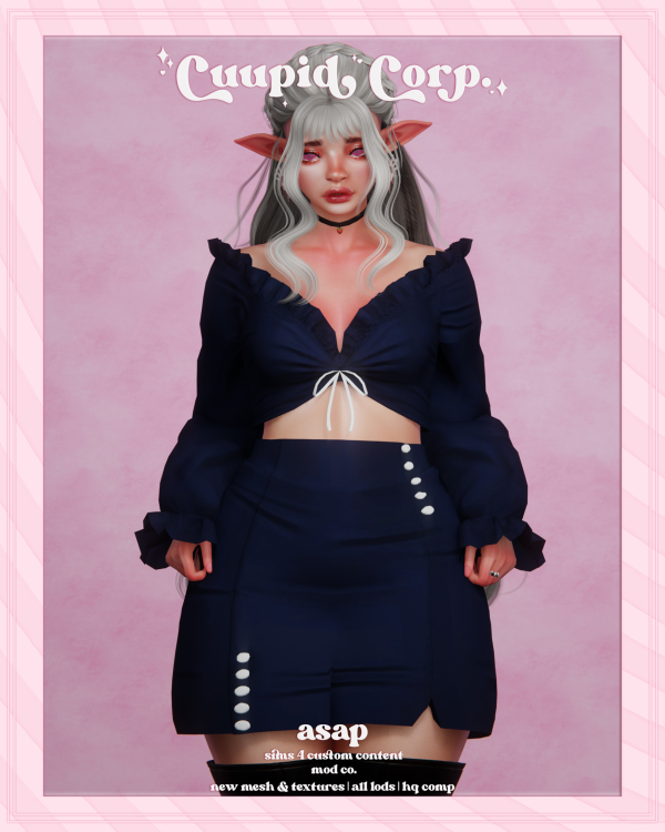 Alpha cuupid corp asap set by missme12 - The Sims 4 Custom Content