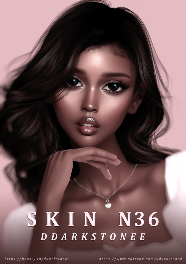 Alpha SKIN N36 by simsfinds - The Sims 4 Custom Content