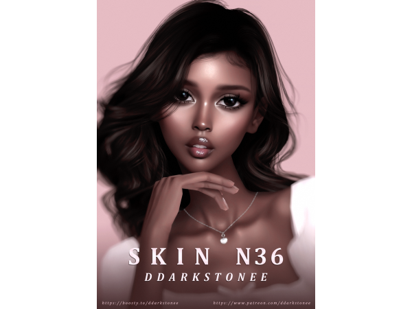 Alpha SKIN N36 by ddarkstonee - The Sims 4 Custom Content