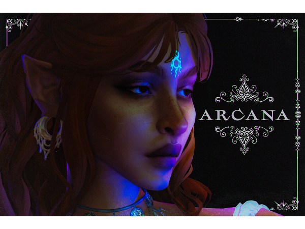 Mix tattoo set ARCANA - The Sims 4 Custom Content