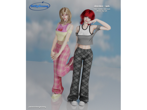 Alpha DeeDee Set - The Sims 4 Custom Content