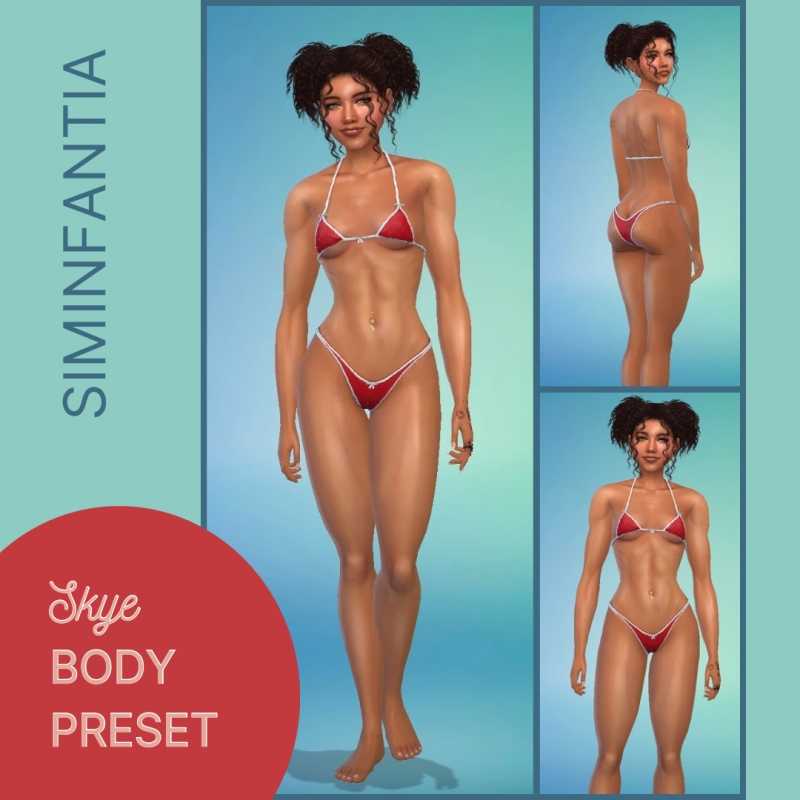 Mix Skye Bodypreset - The Sims 4 Custom Content