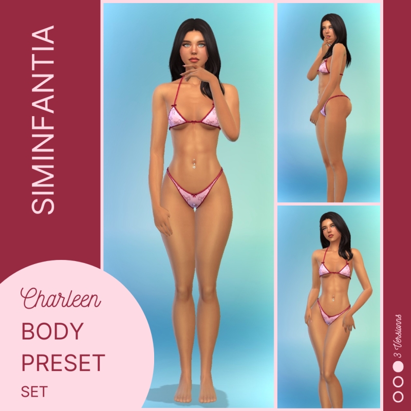 Mix Charleen Bodypreset Set - The Sims 4 Custom Content