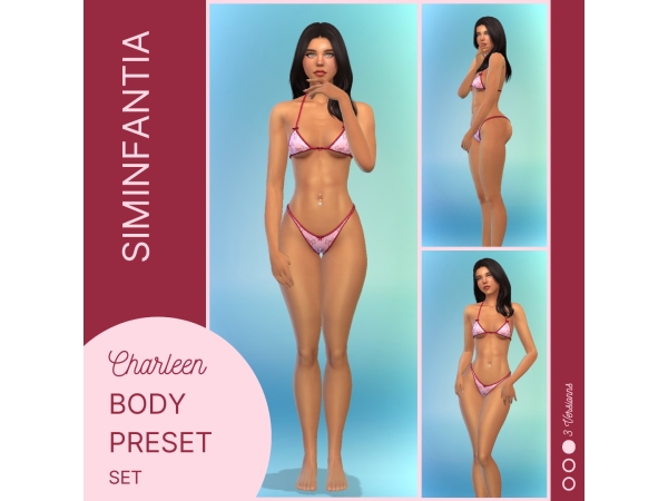 Mix Charleen Bodypreset Set - The Sims 4 Custom Content